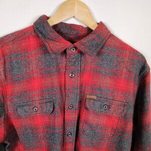 Orvis Men's XL Plaid Flannel Shirt Jacket